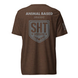 MY FOOD PYRAMID (with coffee) ON DARK unisex t-shirt