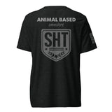 MY FOOD PYRAMID (with coffee) ON DARK unisex t-shirt