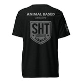 MY FOOD PYRAMID (with coffee) ON DARK unisex t-shirt