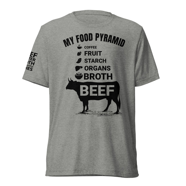 MY FOOD PYRAMID (with coffee) unisex t-shirt